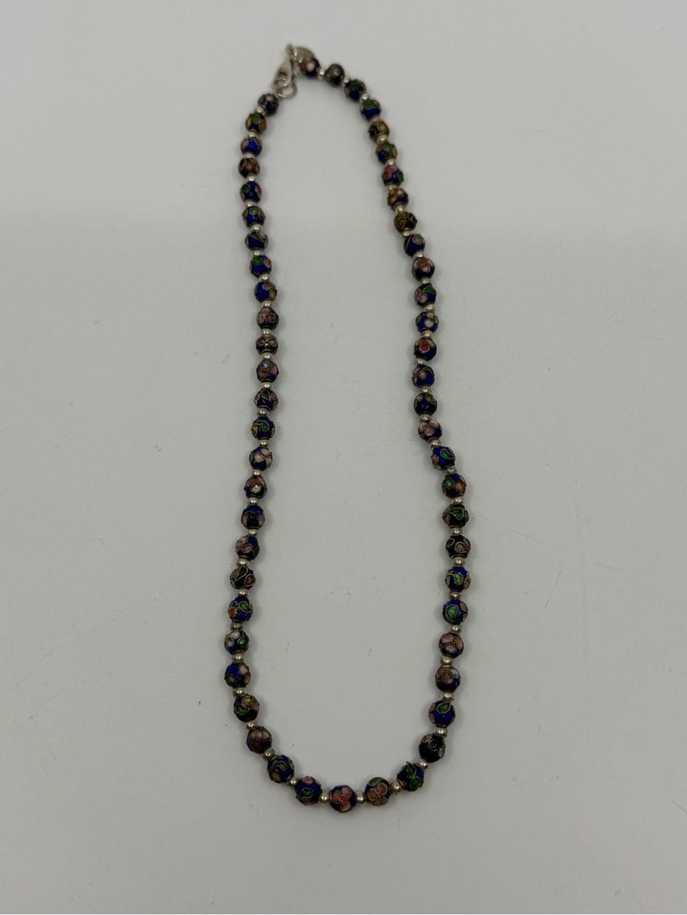 Multicolor Cloisonné enamel Bead Necklace - Elegant Women's Jewelry